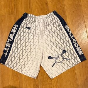 Fit 2 Win Lacrosse Shorts - Navy and White